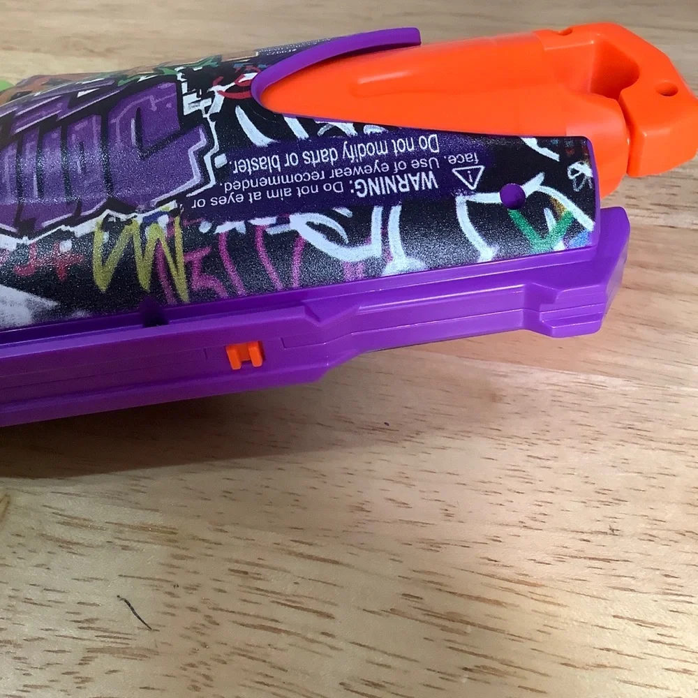 NERF Gun Teenage Mutant Ninja Turtles Mutant Mayhem Blaster TMNT